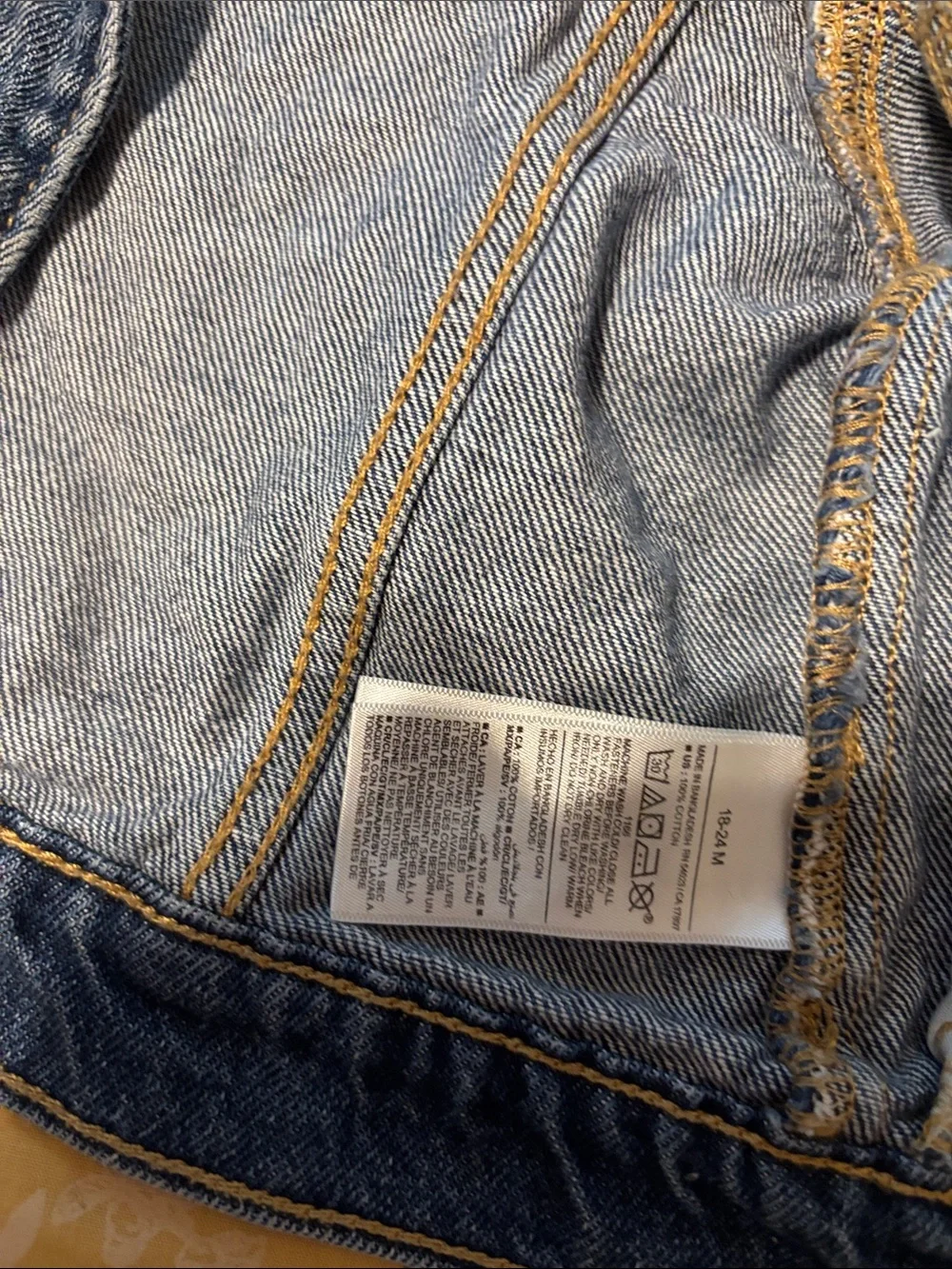 Old Navy Dark Blue Kids' Denim Jacket